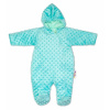 Baby Nellys Kombinézka / overal Minky, zateplená - mätová 74 (6-9m)