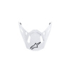 ALPINESTARS šilt pre prilby SUPERTECH S-M10 a S-M8 SOLID, ALPINESTARS (biely lesklý, verzia ECE 22.05)