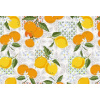 PVC obrus v šírke 140cm - celá rolka 20 metrov - motív 540 CITRUSY