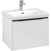 VILLEROY & BOCH Subway 3.0 závesná skrinka pod umývadlo, 1 zásuvka, 572 x 478 x 429 mm, Brilliant White, C57701VE