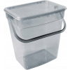 Nádoba na prací prášok Plast Team 10 l sivá