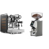 Rocket Espresso Appartamento, black/copper + Eureka Mignon Specialita Smart, CR chrome