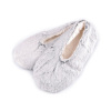 Dámske zimné balerínky s protišmykom - (vel. 39-42) sivá najsvetlejšia