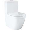 GROHE Euro Ceramic WC misa kombi Rimless s hlbokým splachovaním, Triple Vortex, variabilný odpad + WC nádržka + Softclose WC sedadlo, 383 x 675 x 774 mm, alpská biela, 39462000