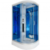 Aplomo Monster White L/P 120x88x220 Parný masážny sprchový box Orientácia: ľavá, MO-02188WSL