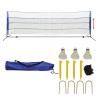 zahrada-XL Bedmintonová sada siete a košíkov, 500x155 cm 91308