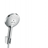 Hansgrohe 26701000 RAINDANCE Select E súpr ručná sprcha S120/držiak Porter,125cm,chróm HG 26701000