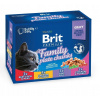 Brit Premium Cat Pouches masovo a RYBIE MIX 1200 g