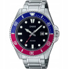 Casio pánske hodinky MDV-107D-1A3 potápačské s otočným rámčekom