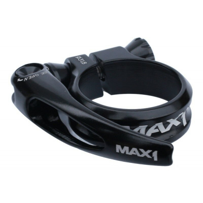 Sedlová objímka MAX1 Race 31,8mm rýchloupínacia čierna