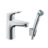 Hansgrohe Focus E2 Umývadlová batéria 100, s ručnou sprchou Bidette, chróm 31927000-HG