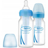 Dr. Browns s úzkym hrdlom options 2x120 ml modrá