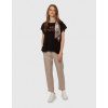 NOHAVICE LA MARTINA WOMAN TENCEL CHINO PANT PURE CASHMERE