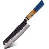 IZMAEL Damaškový kuchynský nôž Airi Kiritsuke/Tmavo Modrá 19 cm