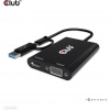 CLUB3D CSV-1611 USB grafický adaptér 3840 x 2160 px Čierna (CSV-1611)