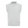 Firetrap Crew Neck Sleeveless Sweater Vest Men Light Grey L