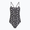 Dámske jednodielne plavky Nike Hydrastrong Cutout jet black