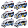 Kovové auto Polícia Mercedes-Benz 1:32