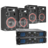 Skytec XEN 1400W Double set reproboxů a zesilovačů