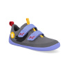 Barefoot detské tenisky Affenzahn - Sneaker Cotton Happy-Toucan šedé