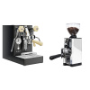 Lelit Mara PL62X V2, black + Eureka Mignon Libra 65 All Purpose, CR white
