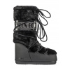 Moon Boot Icon Faux Fur, 001 Black