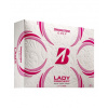 Golfové míčky Bridgestone Lady Precept (12 ks) Ružová Dámske