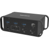 Canyon DS-95, Multiport Docking Station, USB-C vstup, 14 portov, podpora 2 monitorov, 4K, 100W CNS-HDS95ST