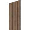 ACARA PRAHA,s.r.o. Akustický panel WALL CONCEPT Dub Livingstone tabak, sivá plsť + MDF, 2750x285x21 mm, 0,78 m2