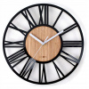 VEĽKÉ NÁSTENNÉ HODINY Z1091 STENU DREVA LOFT