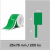 Niimbot štítky na káble T 25x76mm 200ks Zelené pre B21, B21S, B3, B1S