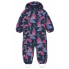 Detský overal Color Kids Coverall W. 2 ZIP AOP Pink Glo 104