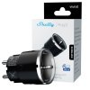 Shelly Europe Ltd. SHELLY Wave Plug S LR Black Inteligentná zásuvka s meraním spotreby, Z-Wave Long Range, čierna