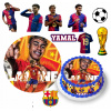 CUKROVÁ TLAČ Jedlý obrázok na tortu LAMINE YAMAL FC BARCELONA + POSTAVIČKY MENO 42