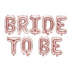 PartyDeco Foliový balón Bride to Be