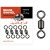 Hell-Cat Pevnostný obratlík Power Rolling Swivel 5ks|veľ.3/0 (100kg)