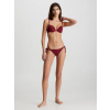 Dámska plavková podprsenka bikini KW0KW02278 XN0 bordová - Calvin Klein 85D