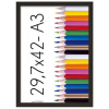 Fotorámeček Tosca 29,7x42 - A3 černý