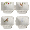 Casafina by Costa Nova Miska zapekacia 12cm|0,36L, DEER FRIENDS, biela, set 4ks (DOPREDAJ)|Casafina