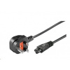 PREMIUMCORD Kabel napájecí 230V/10A, přímý pro Velkou Británii, 2m kpsp2-uk2