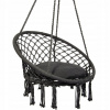 Závesné hojdacie kreslo - Hammock Openwork visiace kreslo 80x60cm so šiestkovým vankúšom (Hammock Openwork visiace kreslo 80x60cm so šiestkovým vankúšom)