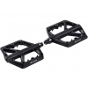 FORCE BLIZZ pedále nylonové, priemer ložiska, čierne