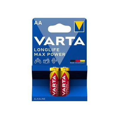 Batéria alkalická Varta Longlife Max Power AA, LR06, blister 2ks (4706101412)