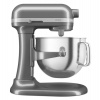 KitchenAid Artisan 5KSM70SHXEMS Kuchyňský robot - 11 rychlostí, planetární systém, celokovová konstrukce, stříbřitě šedá (5KSM70SHXEMS)
