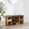 vidaXL Lavička na topánky Old Wood 102x32x50 cm Engineered Wood 857625
