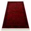 Dywany Łuszczów ORIENT 5125 koberec bordová / čierna Rám, klasický, ornament, so strapcami 150x230 cm