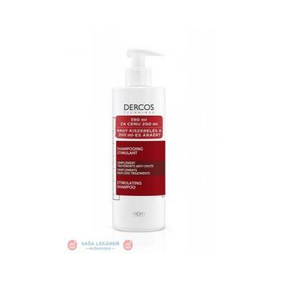 VICHY DERCOS ENERGISING posilňujúci šampón proti vypadávaniu vlasov (verzia 2019) (400 ml za cenu 200 ml) 1x400 ml