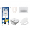 S-line Cenově zvýhodněný závěsný WC set Geberit do lehkých stěn / předstěnová montáž+ WC Pro 111.355.00.5NR8