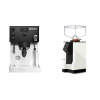 Rancilio Silvia PRO X, černá + Eureka Mignon Perfetto, BL white