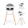 Sivá detská stolička na kŕmenie 6v1, Multi__HA-041S-GY